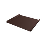 Кликфальц Pro Fin Grand Line 0,5 PurLite Matt с пленкой на замках RAL 8017 шоколад