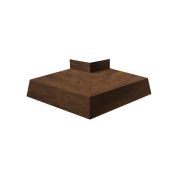 Угол отлива внешний 100 0,45 Print Elite с пленкой Chestnut Wood