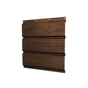 Софит металлический полная перфорация 0,45 Print Elite с пленкой Chestnut Wood