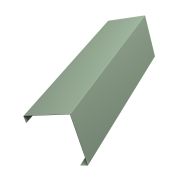 Декоративная накладка на столб универсальная угловая 62х55 для забора жалюзи 0,45 PE с пленкой RAL 6019 бело-зеленый
