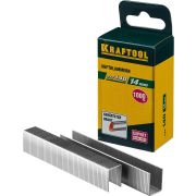 Скобы для степлера KRAFTOOL 14 мм широкие тип 140, 1000 шт (31680-14)