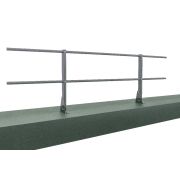 Ограждение кровельное для парапета на плоскую кровлю RAL 7004(2,0х0,9м)