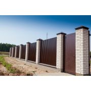 Колпак на столб 390х390мм 0,4 PE-Matt-Double RR 32 темно-коричневый