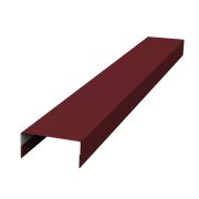 Крышка 45х20 жалюзи Texas 0,5 Satin с пленкой RAL 3005 красное вино
