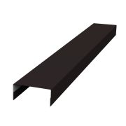 Крышка 45х20 жалюзи Texas 0,5 Quarzit lite с пленкой RAL 9005 черный