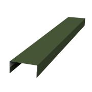 Крышка 45х20 жалюзи Texas 0,5 GreenСoat Pural RR 11 темно-зеленый (RAL 6020 хромовая зелень)