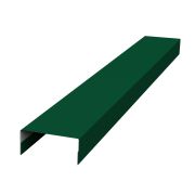 Крышка 45х20 жалюзи Texas 0,45 PE с пленкой RAL 6005 зеленый мох