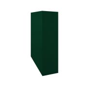 Кожух скатный д1260/ш420/в1-1250/в2-1000 0,5 Satin с пленкой RAL 6005 зеленый мох