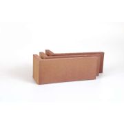 Плитка клинкерная Terramatic 185*70*71*14 PLATO ORIGINAL AK1109 угловой элемент (кор 8 шт)