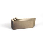 Плитка клинкерная Terramatic 185*70*71*14 PLATO SPACE AB6103 угловой элемент (кор 8 шт)