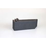 Плитка клинкерная Terramatic 185*70*71*14 PLATO BLACK AB7103 угловой элемент (кор 8 шт)