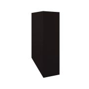 Кожух скатный д330/ш470/в1-1330/в2-1150 0,5 PurPro Matt 275 с пленкой RAL 9005 черный