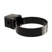 Хомут трубы Kliker ПВХ GL Premium черный (и.уп.) (RAL 9005)