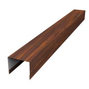 Крышка 50х75 для забора жалюзи Palermo 0,45 Print Elite Chestnut Wood