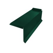 Планка торцевая сегментная 20мм Правая 0,5 Satin с пленкой RAL 6005 зеленый мох