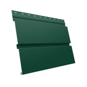 Металлический софит Квадро брус без перфорации 0,5 Satin с пленкой RAL 6005 зеленый мох