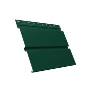 Металлический софит Квадро брус с перфорацией 0,5 PurLite Matt с пленкой RAL 6005 зеленый мох