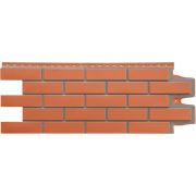 Фасадная панель Grand Line Клинкерный кирпич Премиум коралловая (шов RAL 7006)