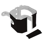 Кронштейн трубы на дерево прямоугольный Vortex Matt RAL 9005 черный