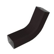Колено стока гофр. Vortex Lite Matt 76х102 мм RAL 9005 черный