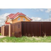 Штакетник Прямоугольный фигурный 0,5 GreenCoat Pural BT, matt RR 33 черный (RAL 9005 черный)