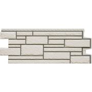 Фасадная панель Grand Line Камелот Премиум пломбирная (шов RAL 7006)