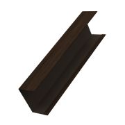 Крышка забора для горизонтального монтажа штакетника 0,45 Print Elite Coffee Wood TwinColor