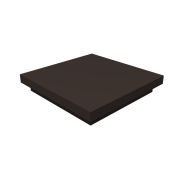 Колпак на столб плоский 365х365мм 0,5 Satin Matt с пленкой RR 32 темно-коричневый