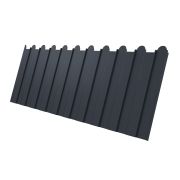 Профнастил С8А фигурный 0,45 Drap-double TX RAL 7024 мокрый асфальт