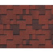 RoofShield черепица Фемили Эко Лайт Модерн (3м2) Красный с оттенением