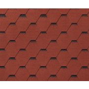 RoofShield черепица Фемили Лайт Стандарт (3м2) Красный с оттенением
