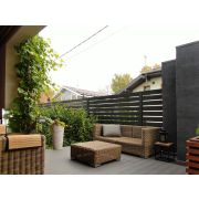 Стойка жалюзи Texas 0,7 PE с пленкой RAL 7024 мокрый асфальт (для калиток и ворот)