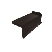 Планка торцевая сегментная Квадро профи Левая 0,5 Satin Matt TX RR 32 темно-коричневый