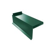 Планка торцевая сегментная Квадро профи Правая 0,45 Drap TX RAL 6005 зеленый мох