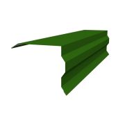 Планка торцевая фигурная 100х85 0,45 PE с пленкой RAL 6002 лиственно-зеленый (3м)