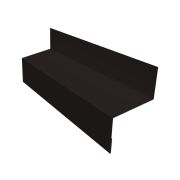 Отлив межэтажный 45 0,4 PE-Matt-Double RAL 9005 черный (2,5м)