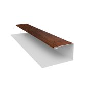 Планка П-образная (Блок-хаус, Экобрус) Grand Line 0,45 Print Premium Cherry Wood Fresh (3м)