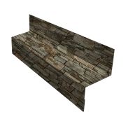 Отлив межэтажный 35 0,45 Print Elite Fine Stone TwinColor (3м)