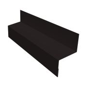 Отлив межэтажный 35 0,4 PE-Matt-Double RAL 9005 черный (3м)