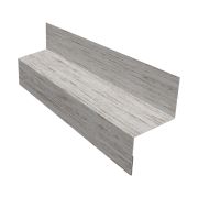 Отлив межэтажный 35 0,45 Print Elite Snow Wood TwinColor (2,5м)