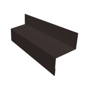 Отлив межэтажный 45 0,4 PE с пленкой RR 32 темно-коричневый (2,5м)