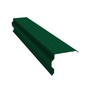 Планка торцевая фигурная 90х110 0,5 Satin Matt TX RAL 6005 зеленый мох (2м)