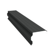 Планка торцевая фигурная 90х110 0,5 GreenCoat Pural BT, matt RR2Н3 (RAL 7016 антрацитово-серый) (2,5м)