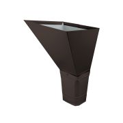 Воронка водосборная прямоугольная Vortex Matt 127мм RR 32