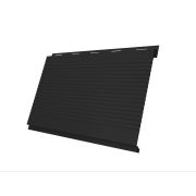 Вертикаль 0,2 gofr 0,5 Satin Matt TX с пленкой RAL 9005 черный