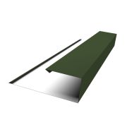 Планка торцевая страховочная Grand Line 0,5 GreenCoat Pural BT, matt RR 11 темно-зеленый (RAL 6020 хромовая зелень) (2м)