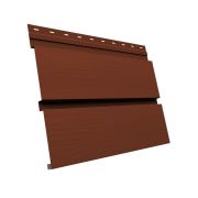 Квадро брус 3D 0,45 Drap ST с пленкой RAL 8004 терракота