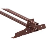 Снегозадержатель трубчатый Vegalux 25Х45/2 мм для металлочерепицы, профнастила, мягкой кровли