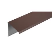 Планка конька односкатной кровли 0,5 мм фальц 2 м
