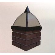 Колпак на столб №13 «Пагода-4» 400х400 мм